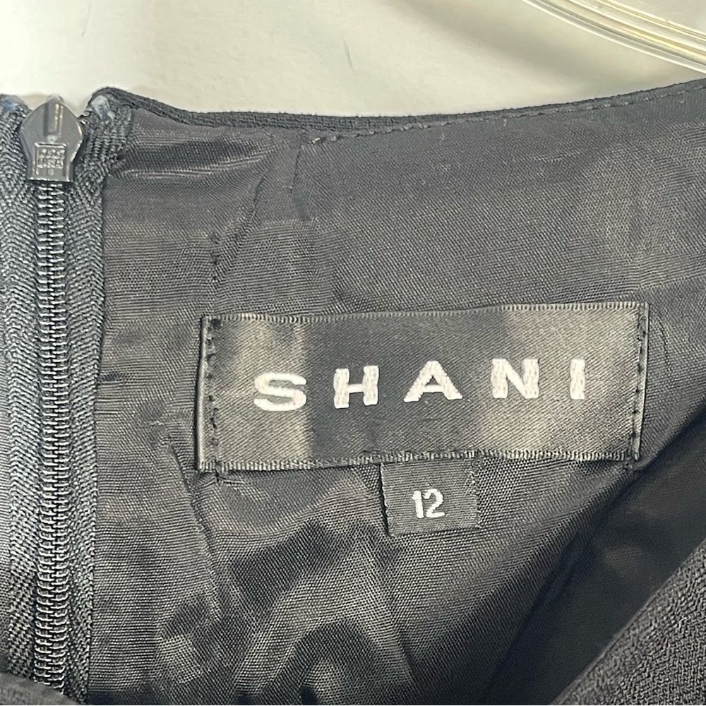 Vintage SHANI Black Leather Corset Waist Pencil Sheath Dress Work Cocktail 12 - Picture 6 of 16